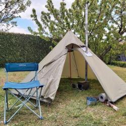 Vente de poêle à bois pour tente, camping car, poêle artisanal