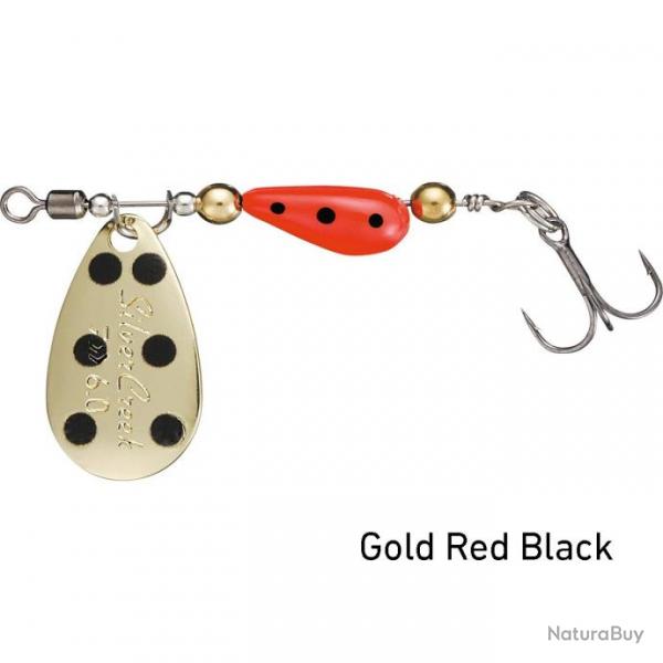 Cuiller Daiwa SilverCreek 3g GOLD RED BLACK