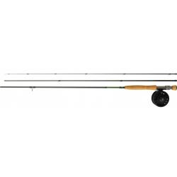 Ensemble Daiwa Mouche Trout Fly 01 - 2.74 m - 9 Soie 5 + DJ 5/6
