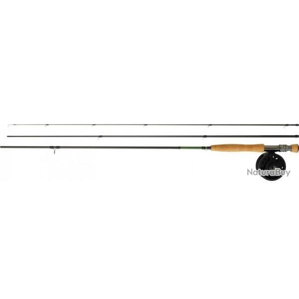 Ensemble Daiwa Mouche Trout Fly 01 - 2.74 m - 9 Soie 5 + DJ 5/6