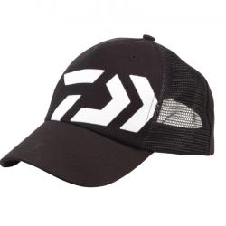 Casquette Daiwa Trucker Noire Logo Blanc