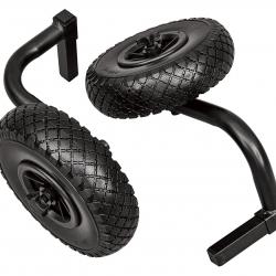 2 Roues Arriere Jumbo Increvables - 25Cm