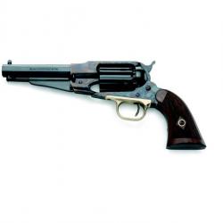 REVOLVER A POUDRE NOIRE PIETTA 1858 REMINGTON SHERIFF ACIER JASPEE CAL. 44