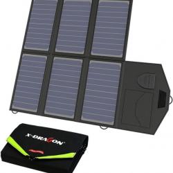 X-Dragon portable panneau solaire 40 W Chargeur Solaire Pliable Panneau solaire