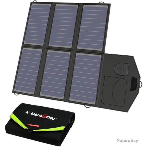 X-Dragon portable panneau solaire 40 W Chargeur Solaire Pliable Panneau solaire