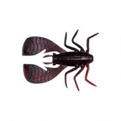 Leurre Souple Megabass Fuwabug 4,6cm Black Back Clear Red Par 6