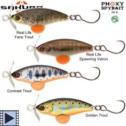 Leurre Sakura Phoxy Spybait 35 S 35mm 4.4g Real Life Fario Trout