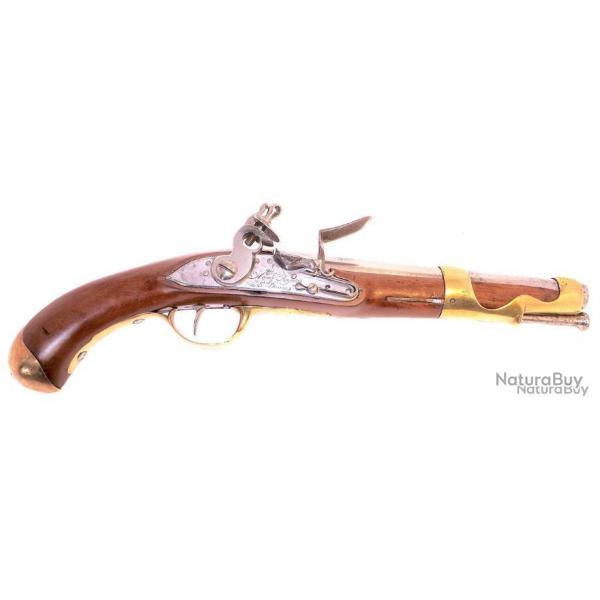 Trs rare pistolet 1763/66 de la premire production de 69  St Etienne Canon 65