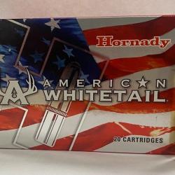 20 CARTOUCHES HORNADY INTERLOCK WHITETAIL 180GR CALIBRE 30-06