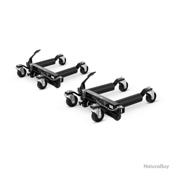 Chariots de dplacement vhicule - hydrauliques - 680 kg/chariot - 380  660 mm - 2 units 14_00062