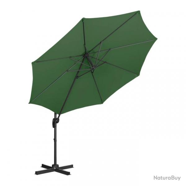 Parasol dport - vert - rond - diamtre 300 cm - inclinable et pivotant 14_0007593