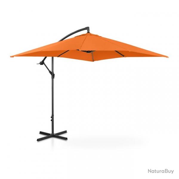 Parasol dport rectangulaire 250 x 250 cm inclinable orange 14_0007602