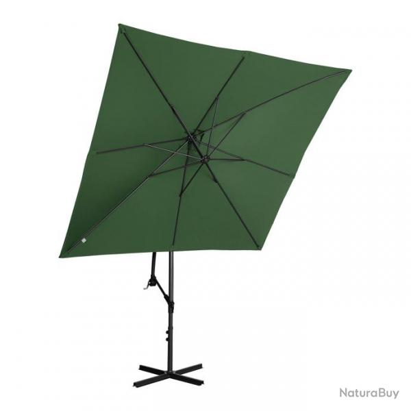 Parasol dport - Vert - Rectangulaire - 250 x 250 cm - Inclinable 14_0007601