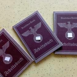Lot de trois Arbeitsbuchs, tous attribués Alsace.