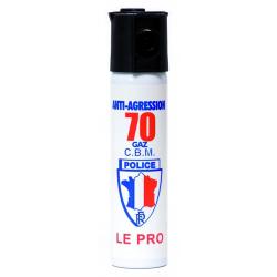Bombe anti-agression au gaz lacrymogène 75ML