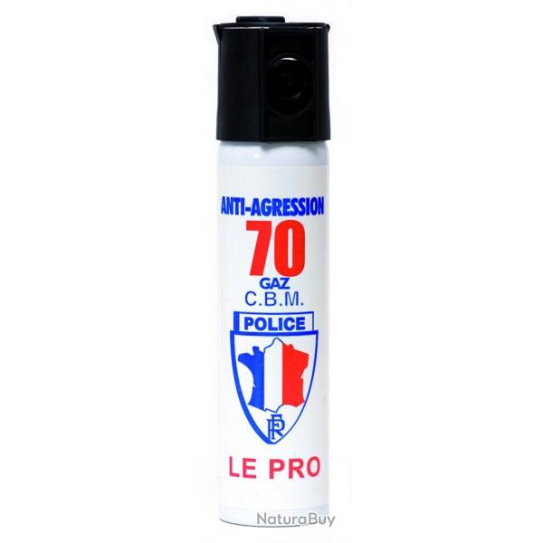 Bombe anti-agression au gaz lacrymogne 75ML