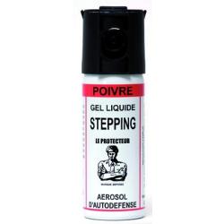Bombe lacrymogène de défense au gel poivre 50ml
