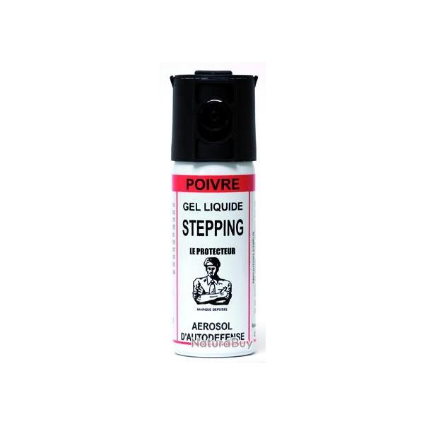 Bombe lacrymogne de dfense au gel poivre 50ml