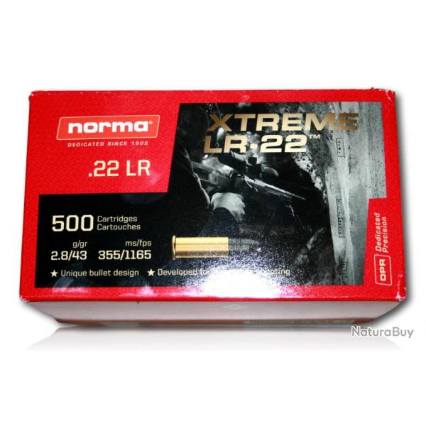 22 LR NORMA LR XTREME LR-22 BTE 50