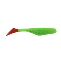 Leurre Souple Bass Assassin Turbo Shad 10cm Chartreuse / Red Tail