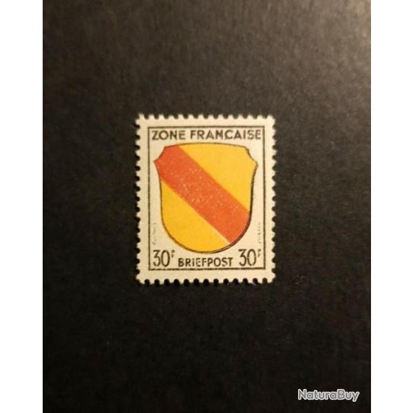 timbre 30 Fcs Zone d'Occupation Franaise en Allemagne neuf sans charnire