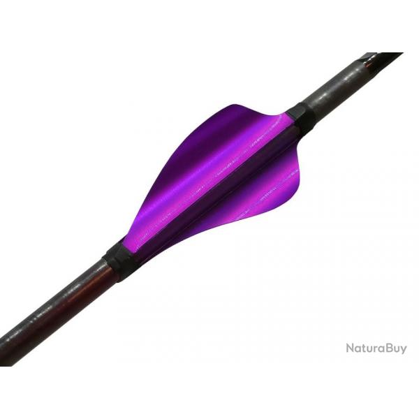 XS-WINGS - Plumes 50 mm High Profile DROITIER (RH) VIOLET MTALLIQUE