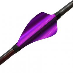 XS-WINGS - Plumes 50 mm High Profile GAUCHER (LH) VIOLET MÉTALLIQUE