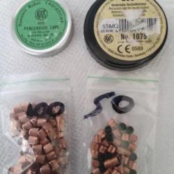 vend 150 amorces poudre noire rws