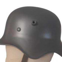 Casque allemand Mod.18 à échancrures WW1 - REPRODUCTION de qualité en ACIER.