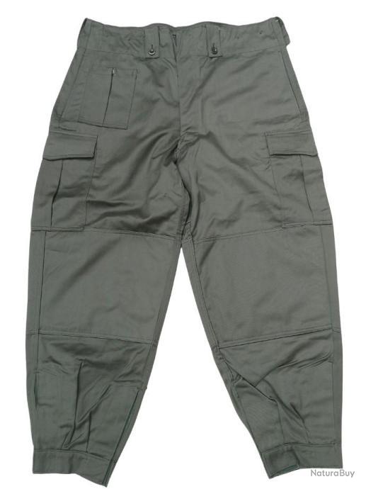 Pantalon Cargo Treillis Armée Française Vert Kaki - Taille 2XL Long, Neuf Sans étiquette