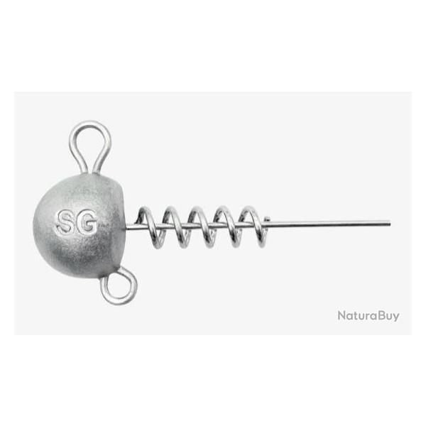 TETE PLOMBEE CORKSCREW 6gr par 3