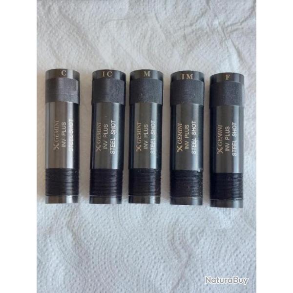 VEND LOT DE CHOKES INVECTOR PLUS POUR BROWNING, MIROKU, WINCHESTER