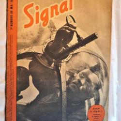 MILITARIA ALLEMAND - authentique revue SIGNAL numéro 1 mai 1942 - WWII