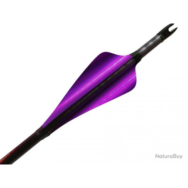 XS-WINGS - Plumes 60 mm High Profile DROITIER (RH) VIOLET MTALLIQUE