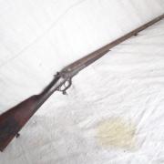 Ancien FUSIL DE CHASSE ALLEMAND DE MARQUE F. W. KESSLER, calibre 16/65 à  canons damas