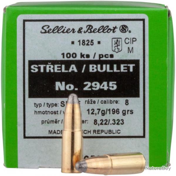 .228 (5,6mm) 4,6g/71grs. Demi-blinde (Calibre: .228 (5,6 mm))