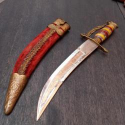 Ancien Couteau AKALI KIRPAN FACTO avec Fourreau  d Origine