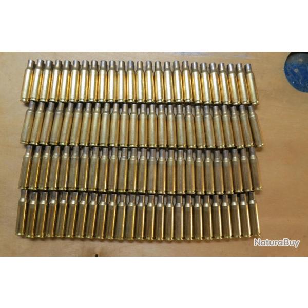 1 lot de 100 tuis  calibre 222 REM "vrifi"