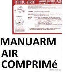 notice carabine MANUARM 4.5 AIR COMPRIME (envoi par mail) - VENDU PAR JEPERCUTE (m1542)