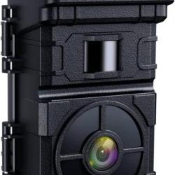 Camera de Chasse Solaire 24MP 1080P 2500mAh Batterie Intégrée Rechargeable Vision nocturne IP66