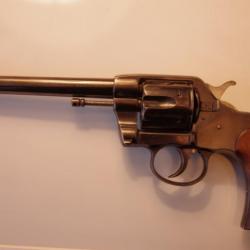 COLT double action armi 1895 règlementaire 1er type calibre 38 Long Colt Canon 6 pouces