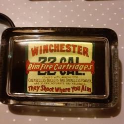 Vide poche-presse papiers Winchester22 RIM FIRE CARTRIDGES  22CAL.