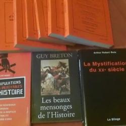 6 revues: AKRIBEIA  + La mystification du XX IIème siècle +les beaux mensonges de l'histoire ....