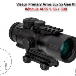 Viseur / Point Rouge Primary Arms SLx 5x36 Gen III - Prism Scope