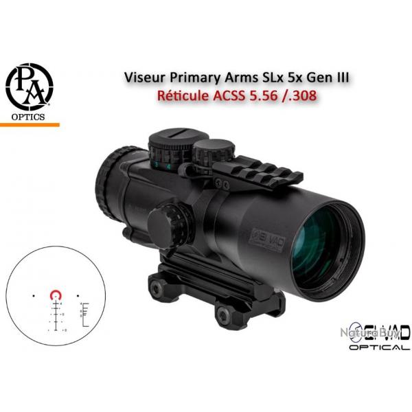 Viseur / Point Rouge Primary Arms SLx 5x36 Gen III - Prism Scope