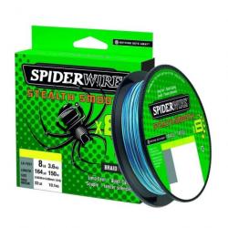 DP23 - Tresse SpiderWire Stealth Smooth 8 - Bleu 150m 0.13mm 12.7kg