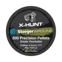 Boite de plombs Stoeger X-Hunter tête pointue 0.56 g - Cal. 4.5 mm Par 1
