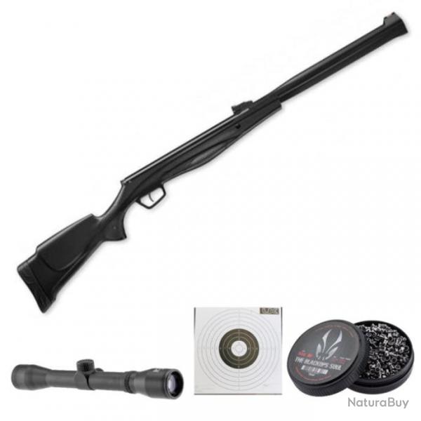Carabine  plomb Stoeger RX20 S3 Suppressor Synth - Cal. 4.5 Lunette RTI 4x32 et accessoires