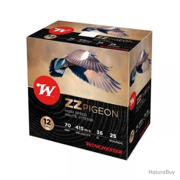 Cartouches Winchester ZZ Pigeon 36 g Cal. 12 70 Par 1