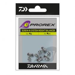 Plomb à visser Daiwa Prorex Screw-in - Pack 4 g Par 4